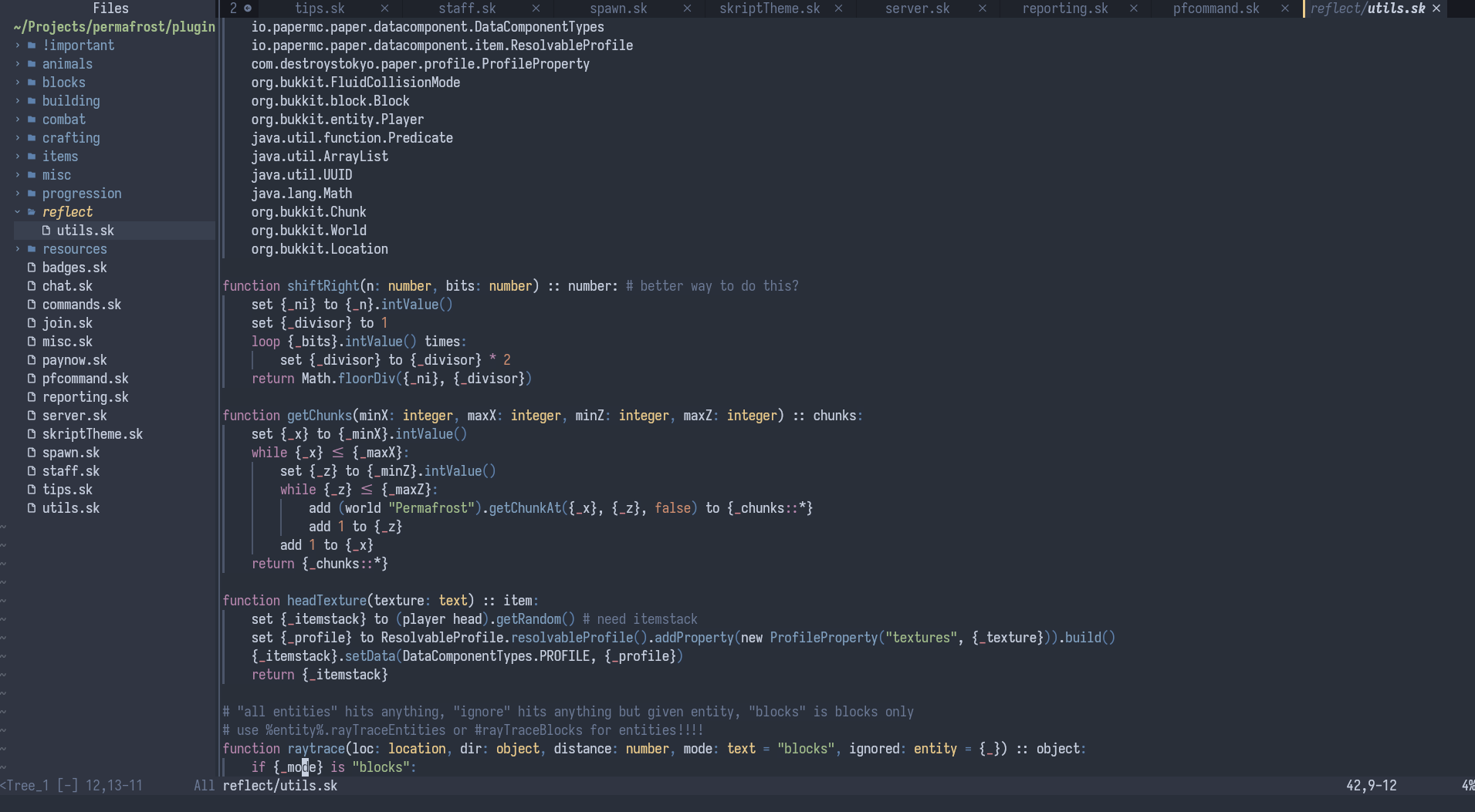 Nordvim screenshot