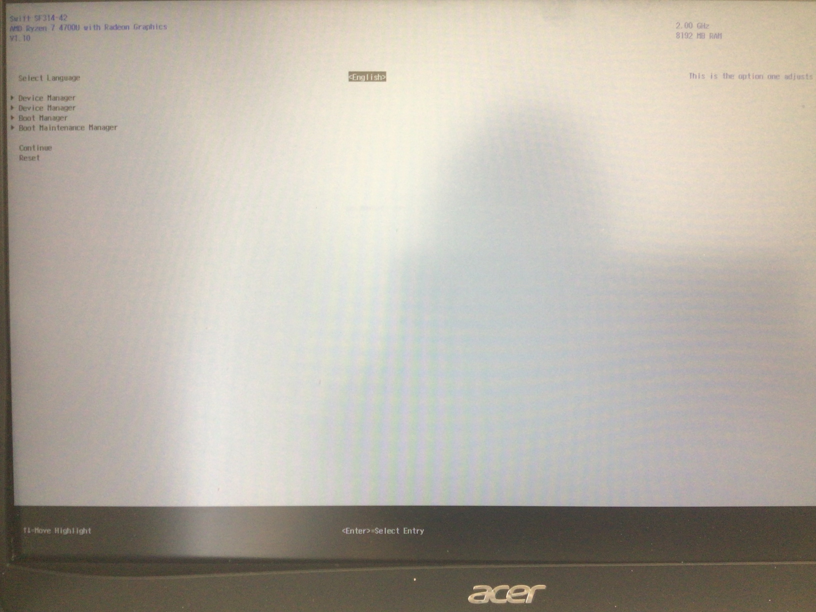 Smokeless menu